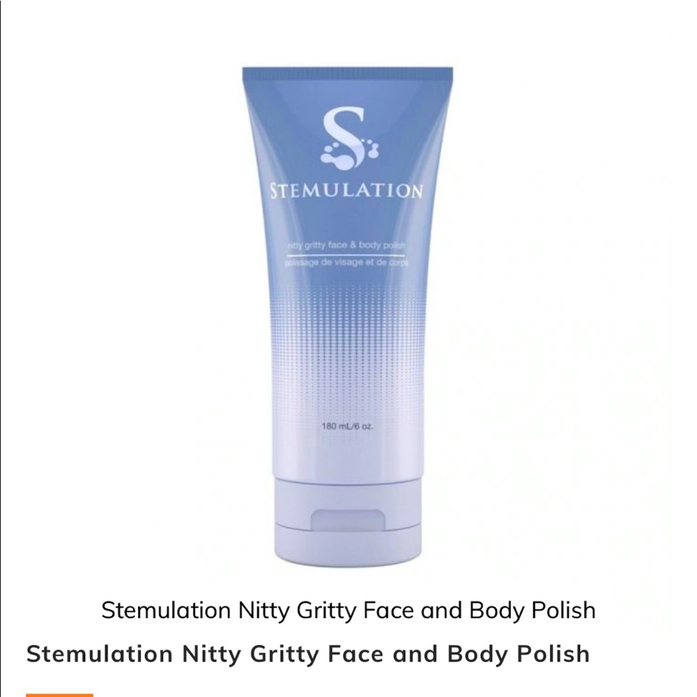 🆕 Stemulation nitty gritty face and body polish / 6 oz / stem cell/exfoliation